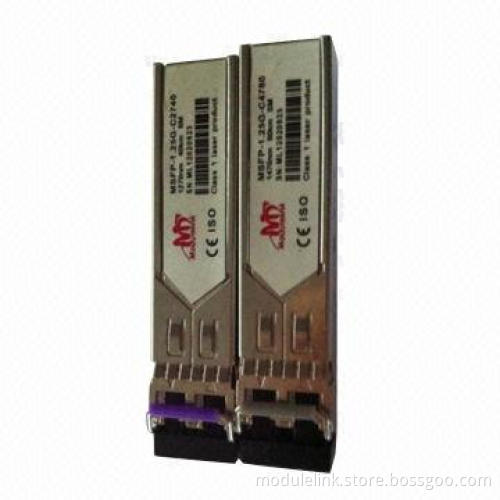 1.25G SFP Fiber-optic Transceiver, Supports Digital Diagnostic Monitoring Interface